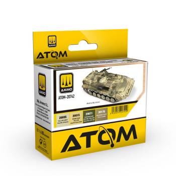 Ammo By Mig ATOM Acrylic Paint Set: Soviet-Afghan War 1979-89 Soviet Camouflage Colors (4 Colors) 20ml Bottles