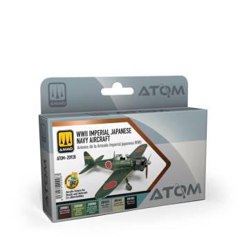 Ammo By Mig ATOM Acrylic Paint Set: WWII Imperial Japanese Navy Aircraft Acrylic Paint Set