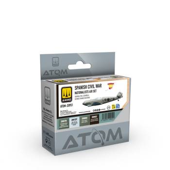 Ammo By Mig ATOM Acrylic Paint: Spanish Civil War Nationalists Air Set