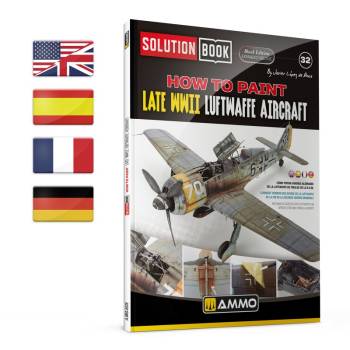 Ammo By Mig How to Paint Late WWII Luftwaffe Aircraft Solution Book Black Edition
