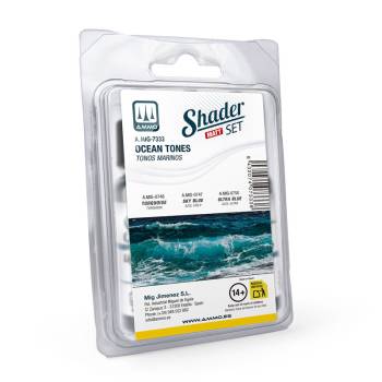 AMMO by Mig Matt Shader Set Ocean Tones
