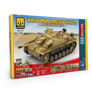 Ammo By Mig WWII German Dunkelgelb Vehicles Solution Box