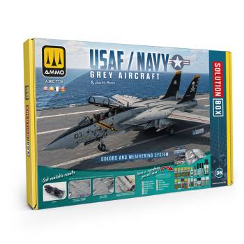 Ammo By Mig USAF/US Navy Grey Aircraft Solution Box