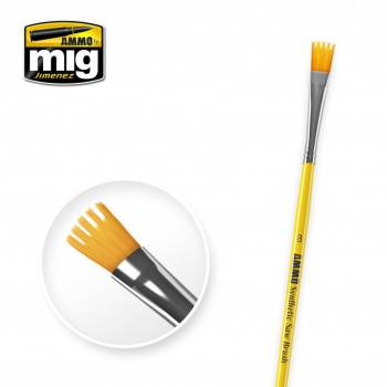 Ammo By Mig  - 8 SYNTHETIC SAW BRUSH