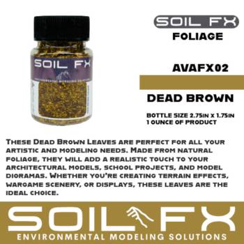 Avante Art Soil FX Leaves (Dead Brown)