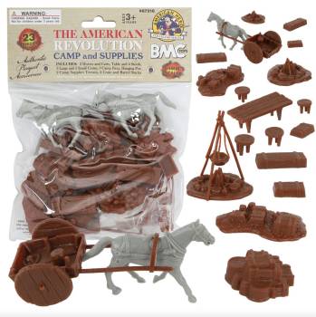 BMC Revolutionary War Camp & Supplies - 23pc Set