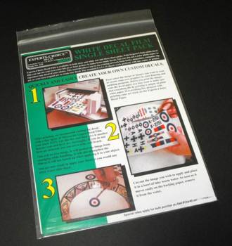 Bare Metal Foil White Decal Film 8.5in x 11in Ink Jet - 1 Sheet