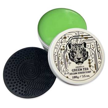 Chronicle RPG Green Tea Vegan Brush Soap, 100g / 3.5oz