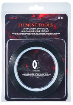 Dspiae Hard Edged Carving Tape with Adhesive Back 6mm x 30m (for Panel Lines)