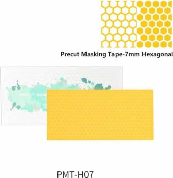 Dspiae Shaped Precut Masking Tape: 7mm Hexagonal