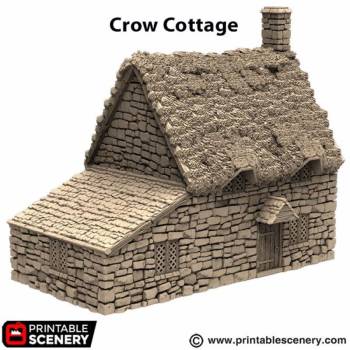 Crow Cottage - King and Country - Printable Scenery