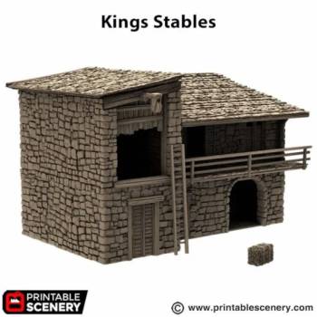 King Stables - King and Country - Printable Scenery