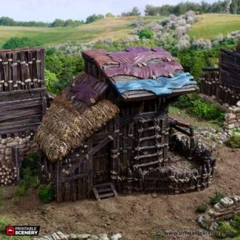 Large Shanty - King and Country - Printable Scenery