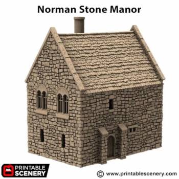 Norman Stone Manor - King and Country - Printable Scenery