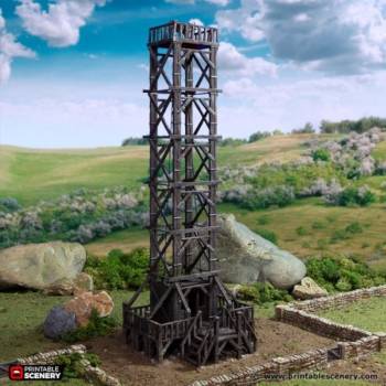 Quarry Elevator - King and Country - Printable Scenery