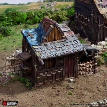 Small Shanty - King and Country - Printable Scenery