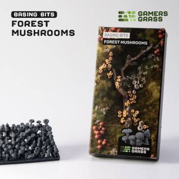 Gamers Grass Basing Bits Forest Mushrooms