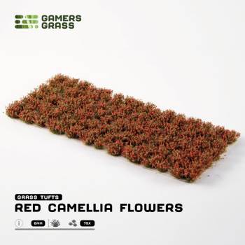 Gamers Grass Red Camellia Flowers