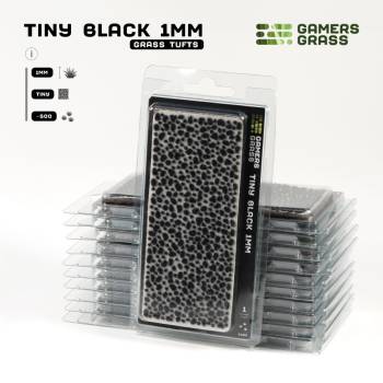 Gamers Grass Grass Tufts - Tiny Black 1mm