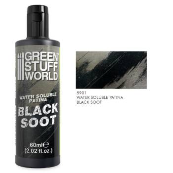 Green Stuff World Water Soluble Patina BLACK SOOT 60ml
