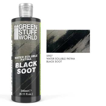 Green Stuff World Water Soluble Patina Black Soot 240ml