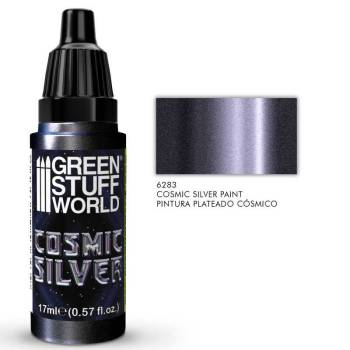 Green Stuff World Metallic Paint - Cosmic Silver
