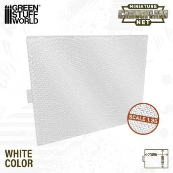 Green Stuff World Miniature Camouflage Nets White 1:35