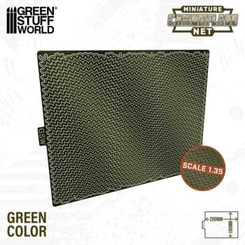 Green Stuff World Miniature Camouflage Nets Green 1:35