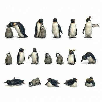 Green Stuff World 3D Printed Set - Penguins 1:48-1:35