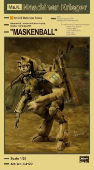 Hasegawa (Maschinen Krieger) Humanoid Unmanned Interceptor Großer Hund Ausf.M MASKENBALL