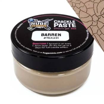 Huge Miniatures Barren Crackle Paste