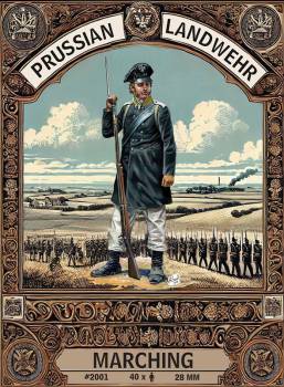 Hat Napoleonic Prussian Landwehr (Marching)