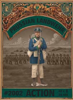 Hat Napoleonic Prussian Landwehr (Action)
