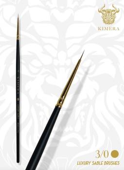 Kimera No 000 Round Point Brush - Kolinsky Sable