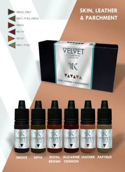 Kimera Kolors - Velvet Ink Skin, Leather, & Parchment Set