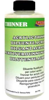 Acrylic Thinner 250ml Plastic Bottle