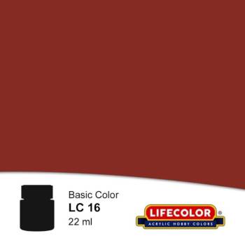 LifeColor Matt Raw Sienna FS30076 Acrylic (22ml Bottle)