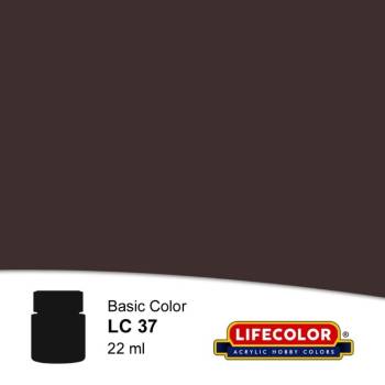 LifeColor Matt Burnt Umber FS30040 Acrylic (22ml Bottle)
