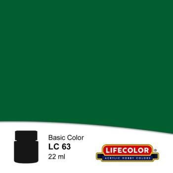 LifeColor Gloss Emerald Green FS14066 Acrylic (22ml Bottle)