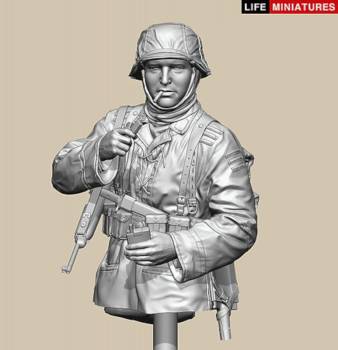 Ambush at Poteau Rifleman with captured M1 carbine Battle of the Bulge 1944 Bust