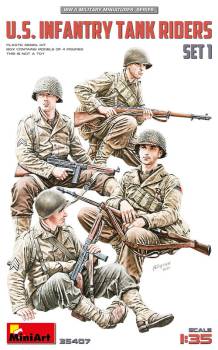 U.S. Infantry Tank Riders. Set 1