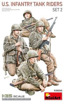 Miniart WWII US Infantry Tank Riders Set 2 (4)