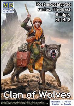 Master Box Post-Apocalyptic: Clan of Wolves Wolf & Girl