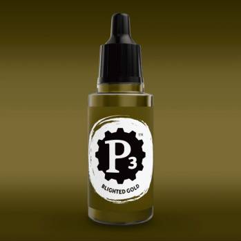 Privateer Press Paints (P3) Blighted Gold Metallic 18ml