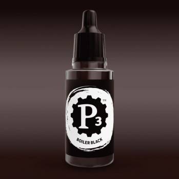 Privateer Press Paints (P3) Boiler Black Metallic 18ml