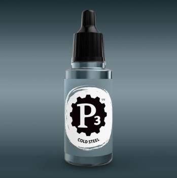 Privateer Press Paints (P3) Cold Steel Metallic 18ml