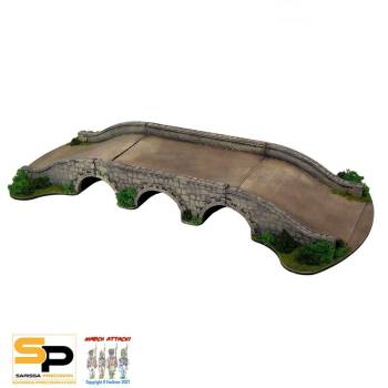Sarissa Precision Triple Arch Stone Bridge