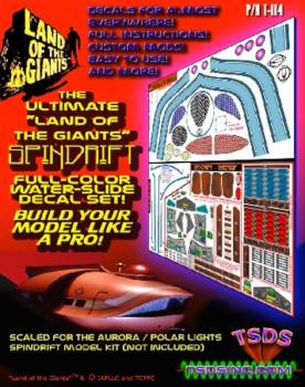 TSDS Land of the Giants Spindrift Decal Set for Aurora/PLL/MOE