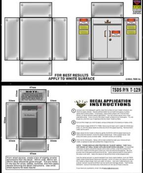 TSDS Generic Diorama Decal Set: 9-Volt Battery Box