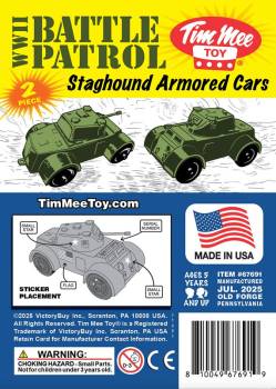 TimMee Staghound Armored Cars - OD Green Set